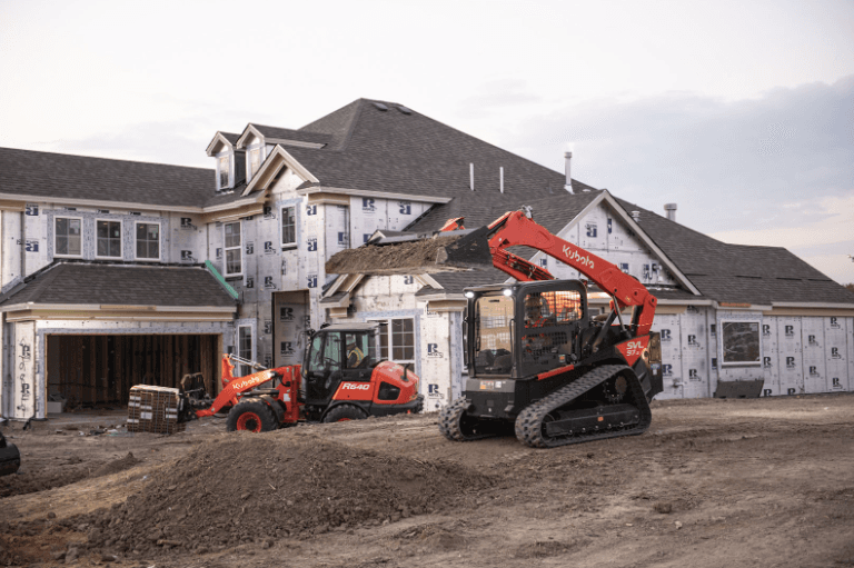 Kubota SVL97-2 on construction equipment