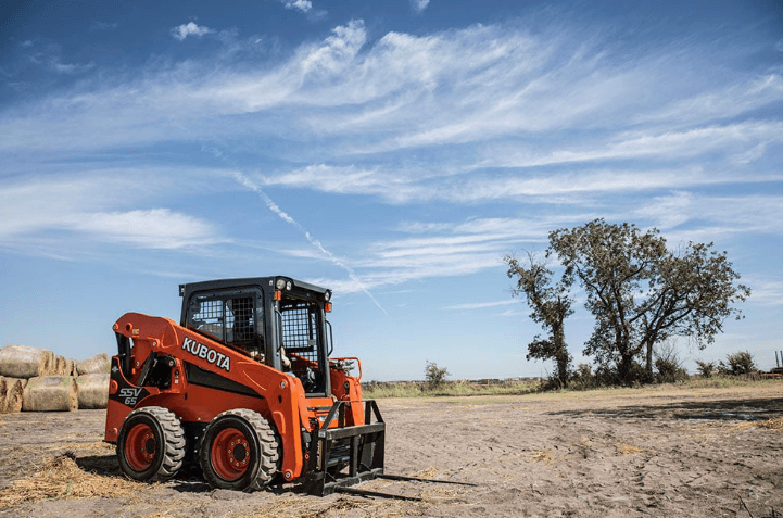 Skid Steer staged out in a field 