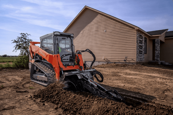 Track Loader working on a site